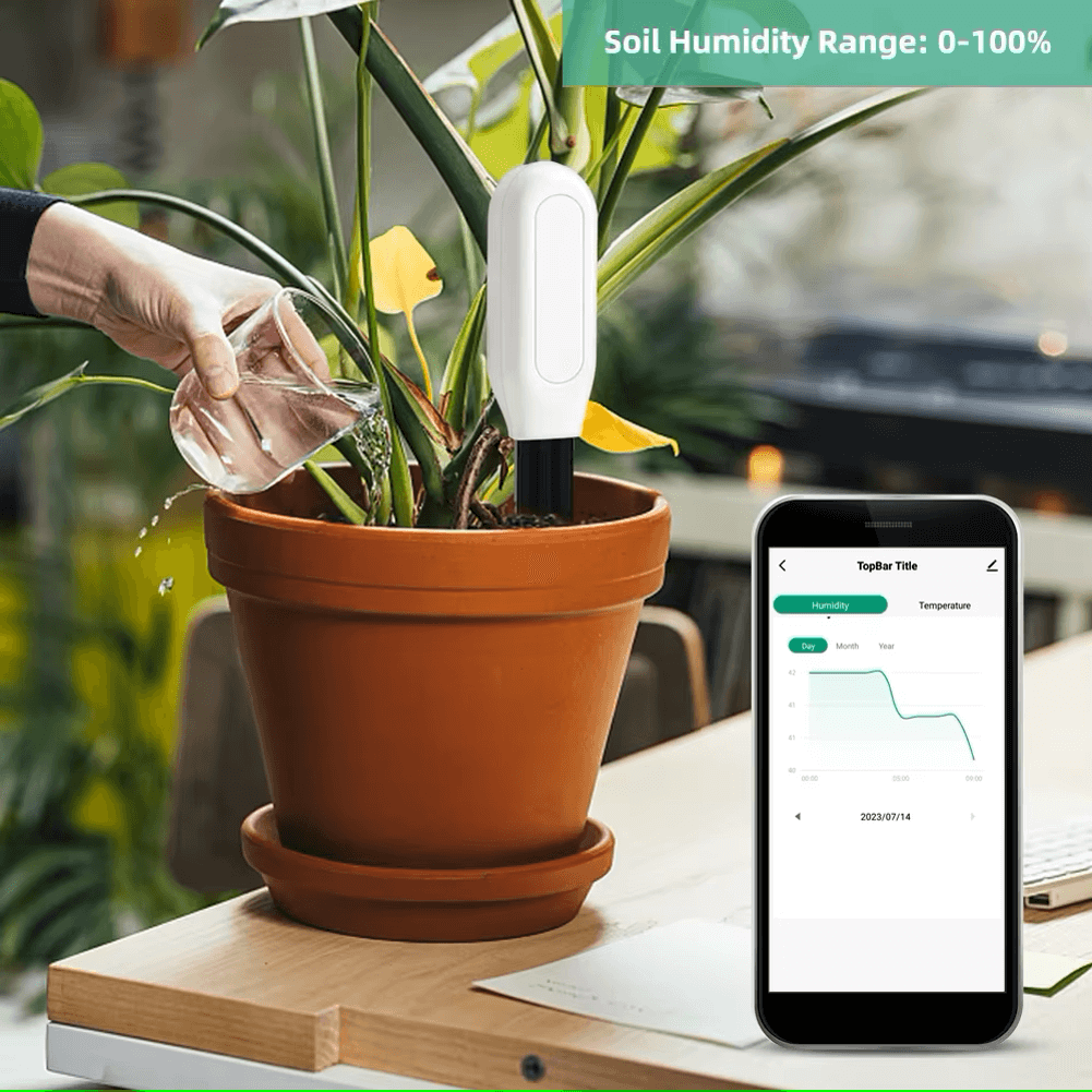 Plantify™ Smart Bluetooth Soil Tester Set with Hub